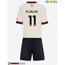 Otroške Nogometnih dresov Liverpool Mohamed Salah #11 Gostujoči 2025-26 Kratki rokavi (+ hlače)